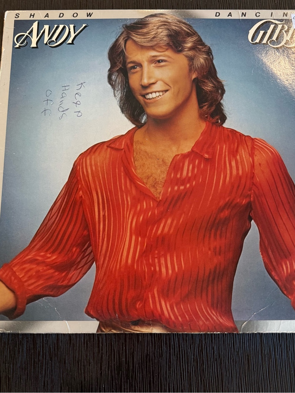 Andy Gibb Shadow Dancing LP Vinyl Record 1978 RSO RS-1-3034